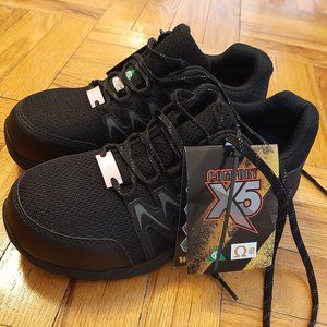 WOMEN WORK SHOES BLACK size 6.5